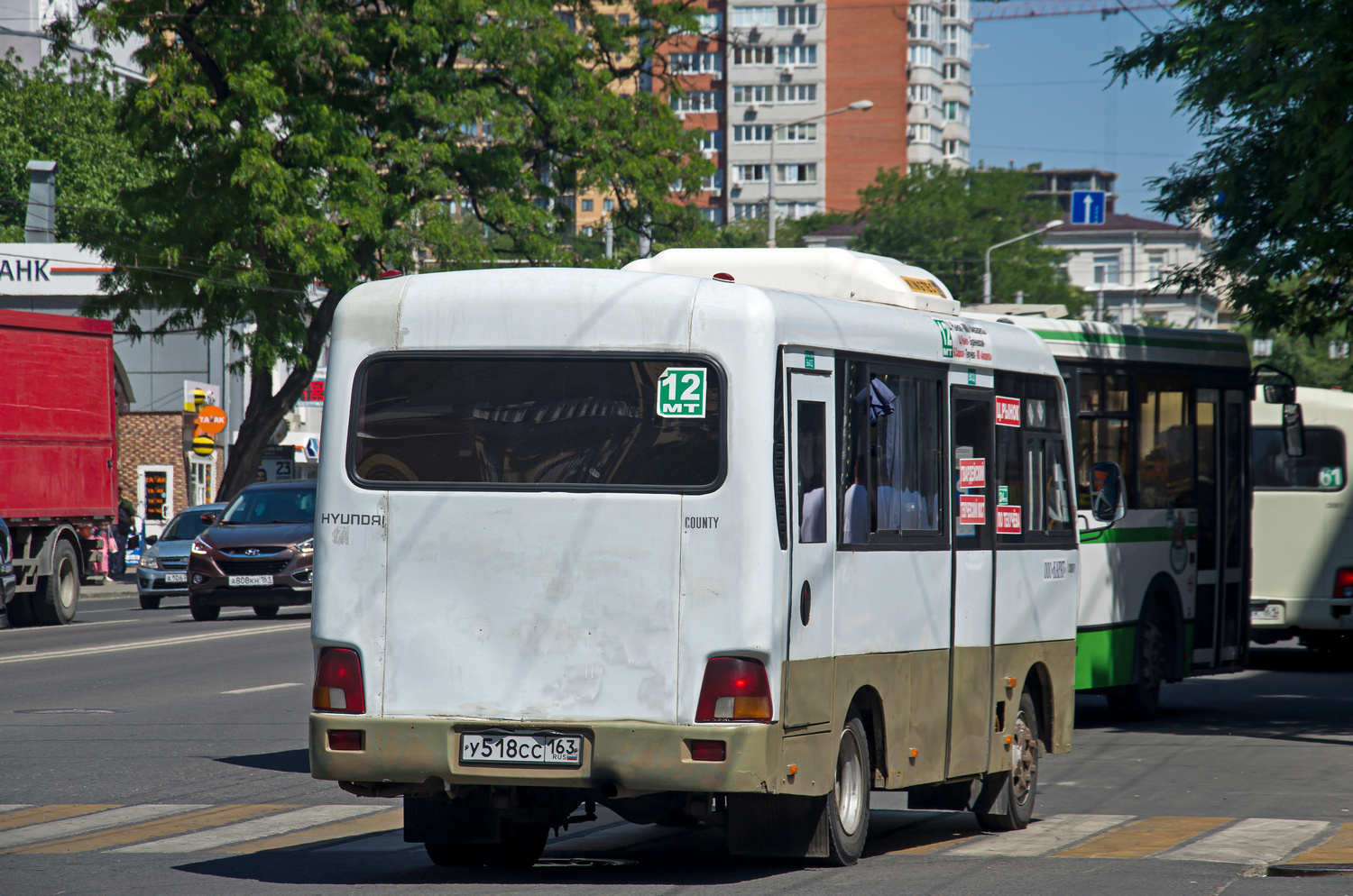 Ростовская область, Hyundai County SWB C08 (ТагАЗ) № У 518 СС 163