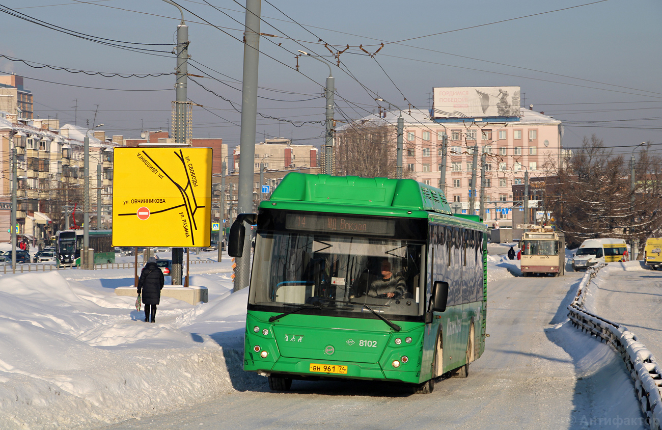 Челябинская область, ЛиАЗ-5292.67 (CNG) № 8102