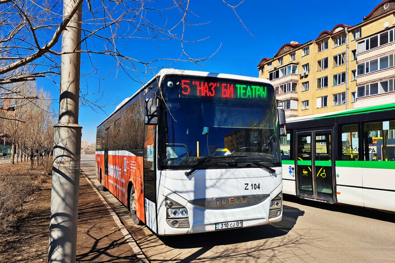 Астана, IVECO Crossway LINE 13M (СарыаркаАвтоПром) № Z104