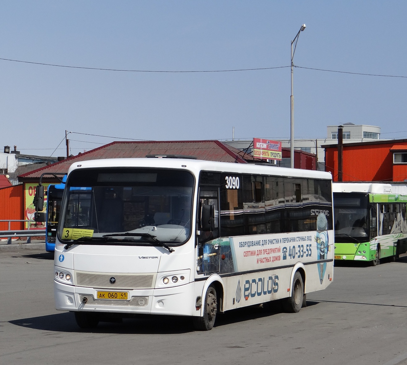 Камчатский край, ПАЗ-320414-04 "Вектор" (1-2) № 3090