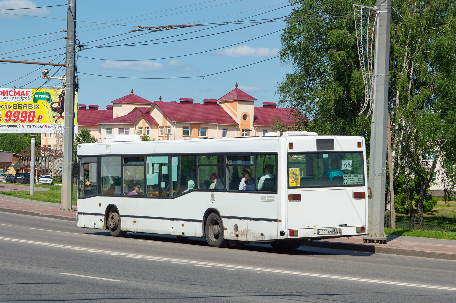 Пензенская область, Mercedes-Benz O405N2 (SAM) № С 121 АМ 58