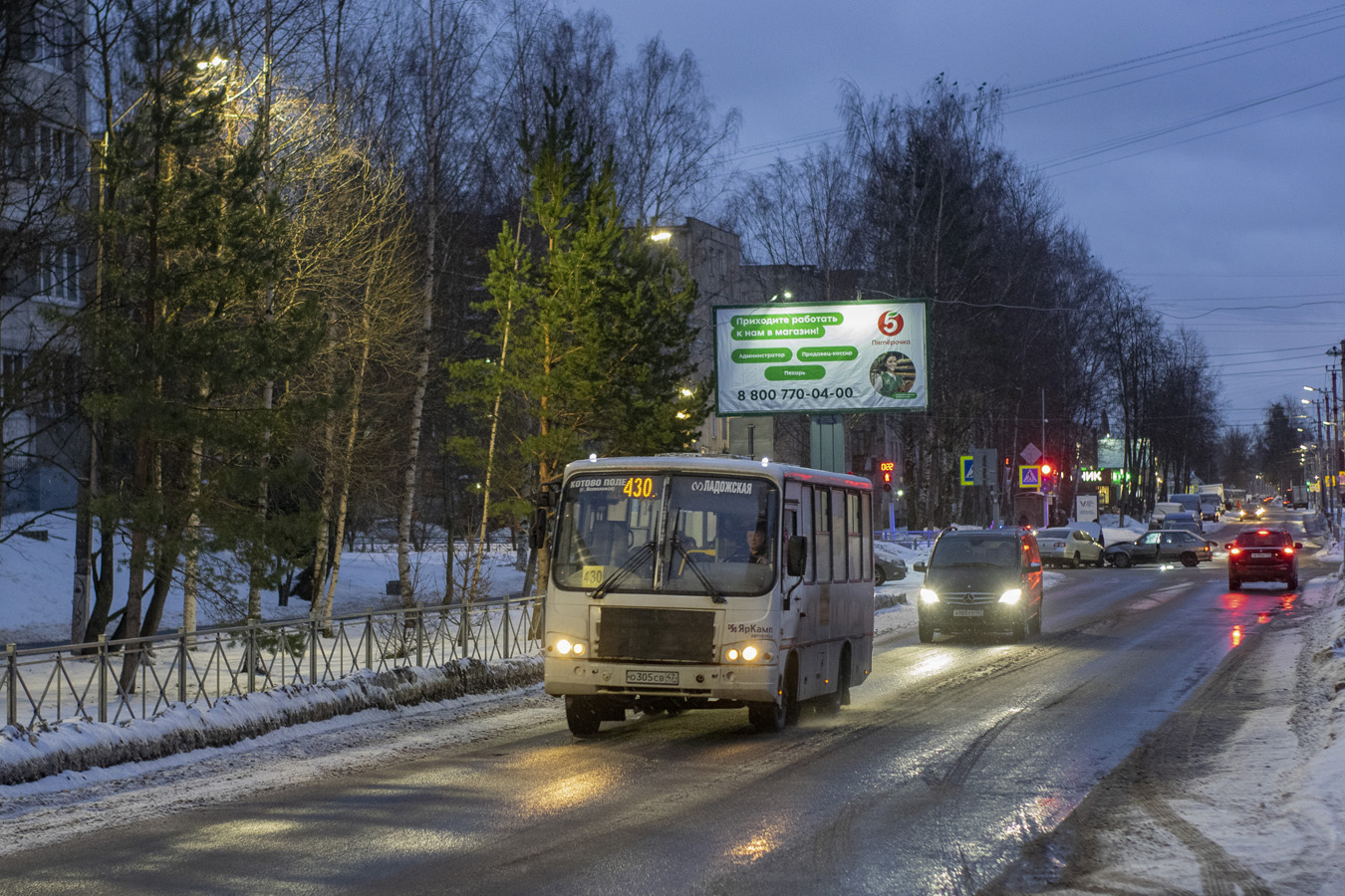 Ленинградская область, ПАЗ-320402-05 № О 305 СВ 47