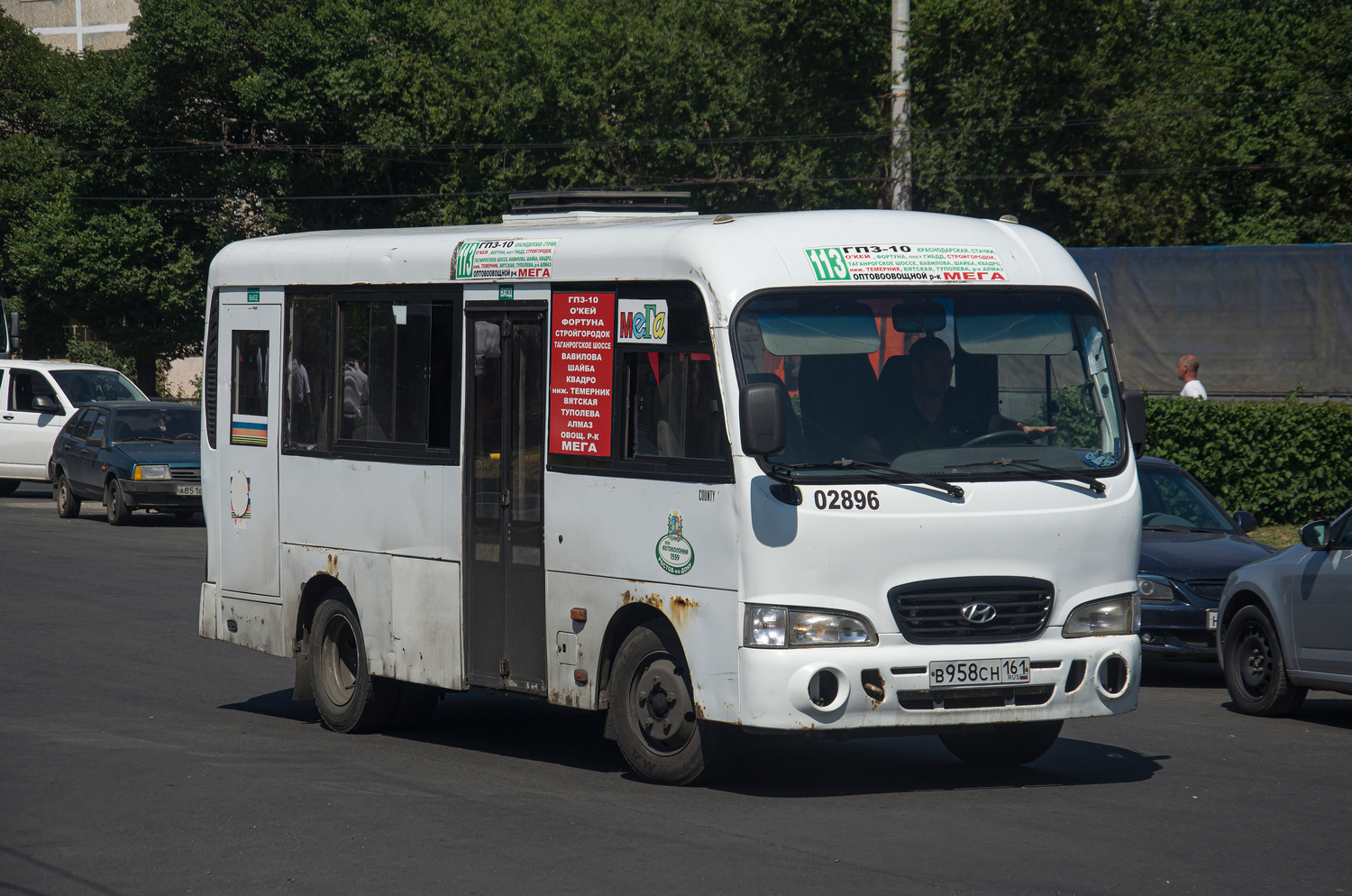 Ростовская область, Hyundai County SWB C08 (ТагАЗ) № 02896