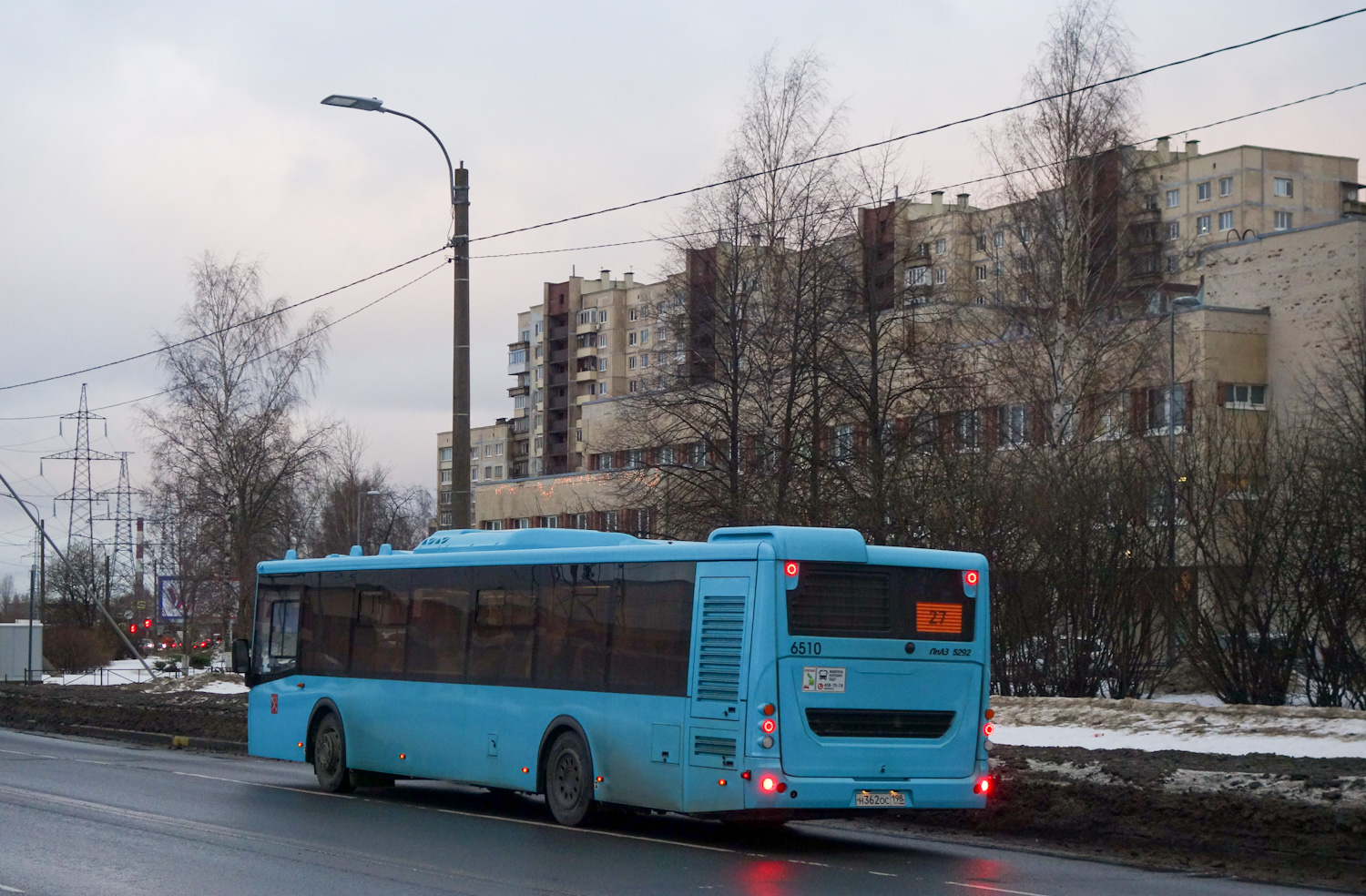 Санкт-Петербург, ЛиАЗ-5292.65 № 6510