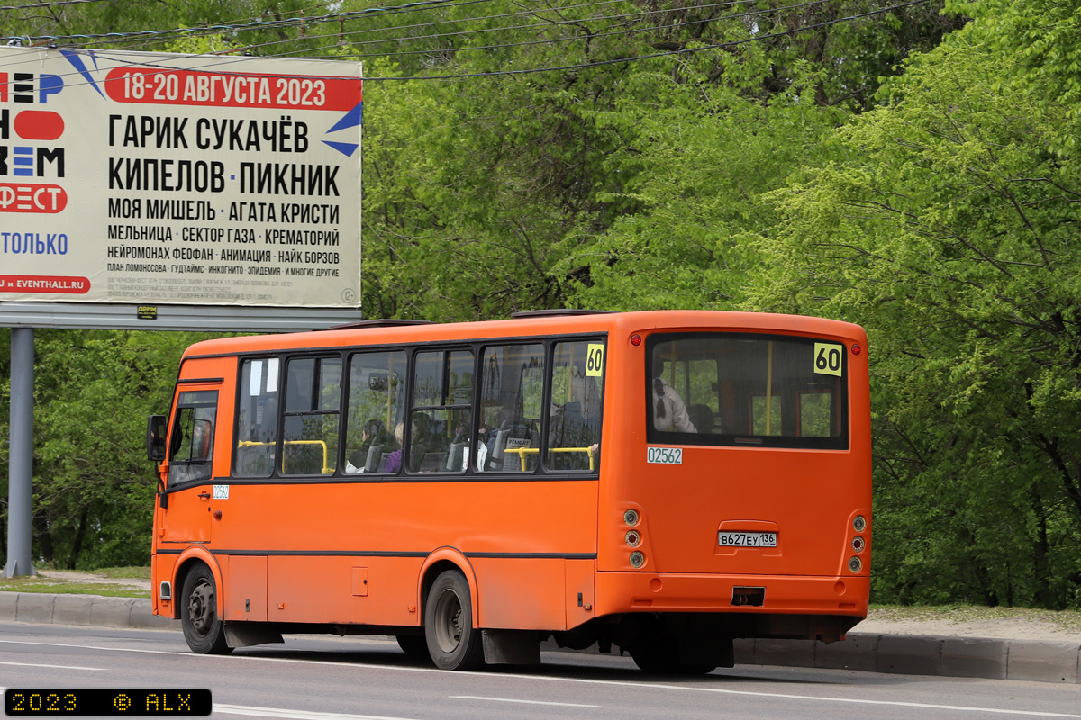 Воронежская область, ПАЗ-320414-05 "Вектор" (1-2) № 02562