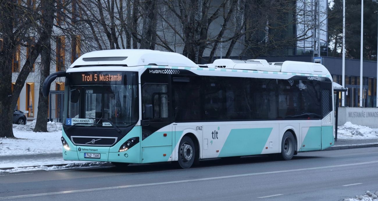 Эстония, Volvo 7900 Hybrid № 1742