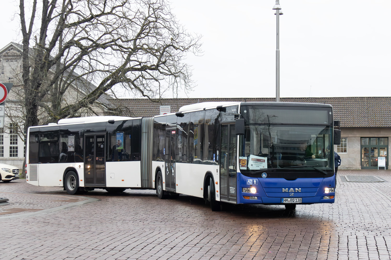 Нижняя Саксония, MAN A23 Lion's City GL NG363 № HM-RQ 138; Гессен — SEV · Main-Neckar-Bahn · Mannheim <> Darmstadt · 02.02.2024 — 26.02.2024