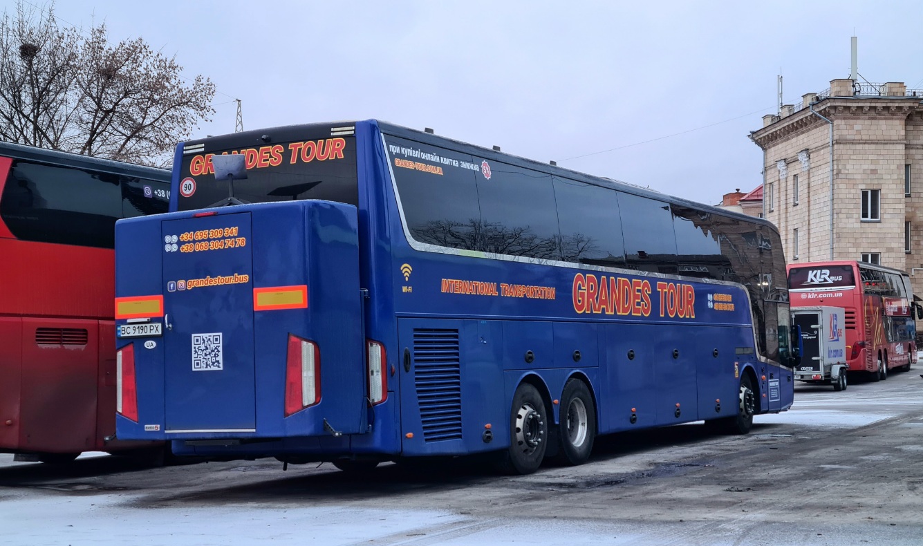 Lvov region, Van Hool TDX21 Altano Nr. BC 9190 PX