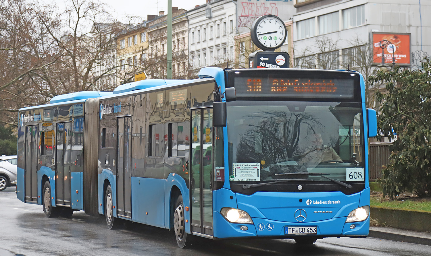 Берлин, Mercedes-Benz Citaro C2 G № TF-CB 453; Берлин — SEV · S1 · Südkreuz <> Gesundbrunnen · 05.01.2024 — 16.02.2024