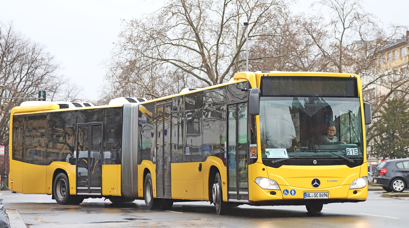 Баден-Вюртемберг, Mercedes-Benz Citaro C2 G hybrid № 8694; Берлин — SEV · S1 · Südkreuz <> Gesundbrunnen · 05.01.2024 — 16.02.2024