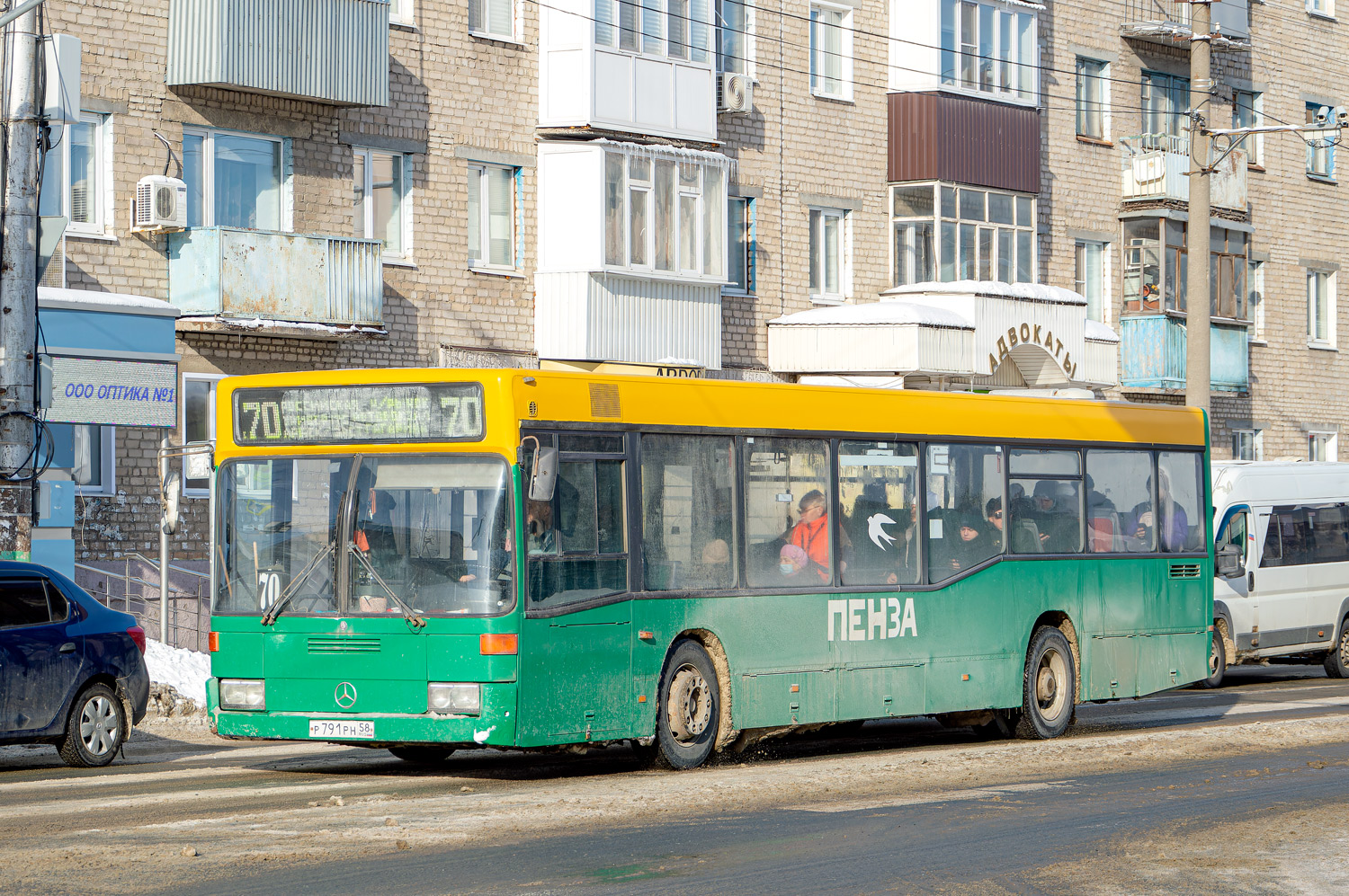 Пензенская область, Mercedes-Benz O405N2 № Р 791 РН 58