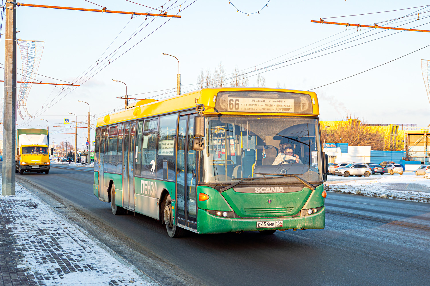 Пензенская область, Scania OmniLink II (Скания-Питер) № Е 454 МК 164