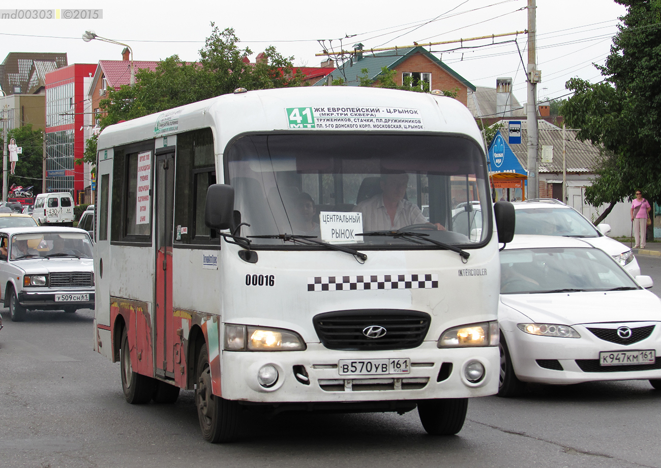 Ростовская область, Hyundai County LWB C10 (ТагАЗ) № 0016