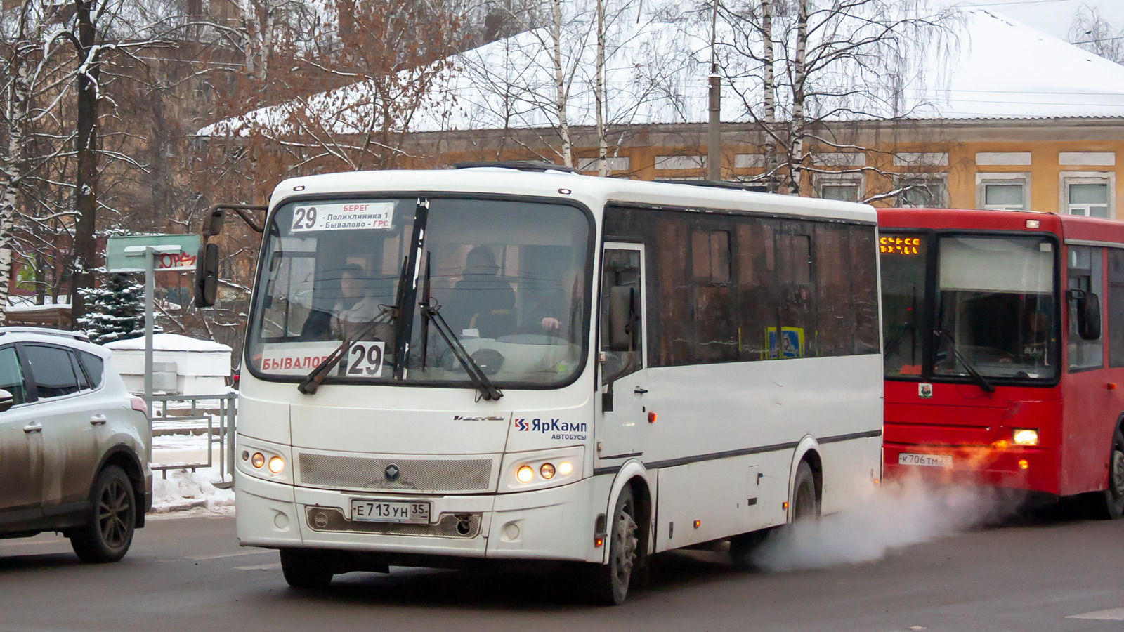 Вологодская область, ПАЗ-320414-05 "Вектор" (1-2) № Е 713 УН 35 Вологодская область, ПАЗ-320414-05 "Вектор" (1-2) № Е 713 УН 35