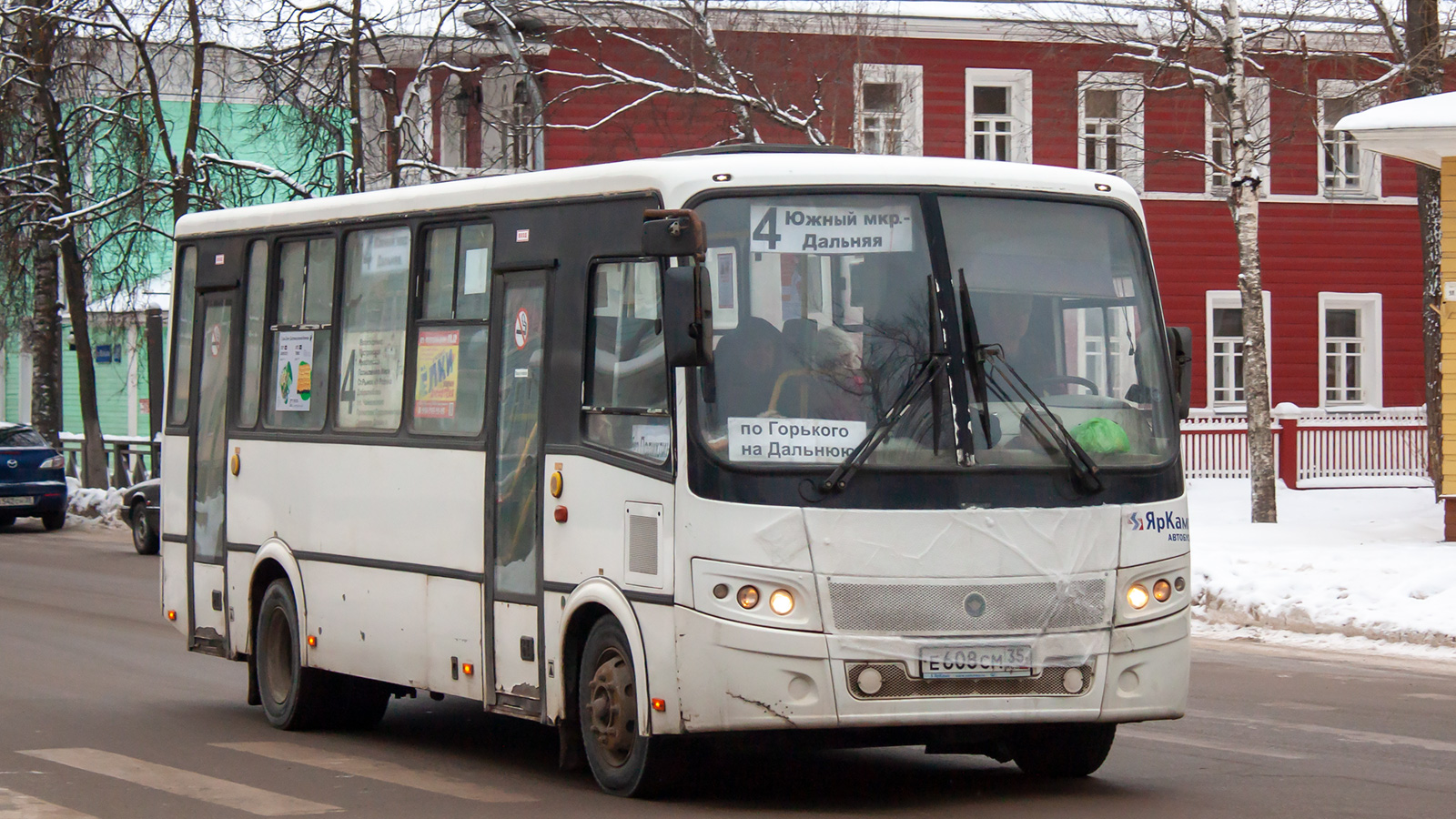 Вологодская область, ПАЗ-320412-05 "Вектор" № Е 608 СМ 35