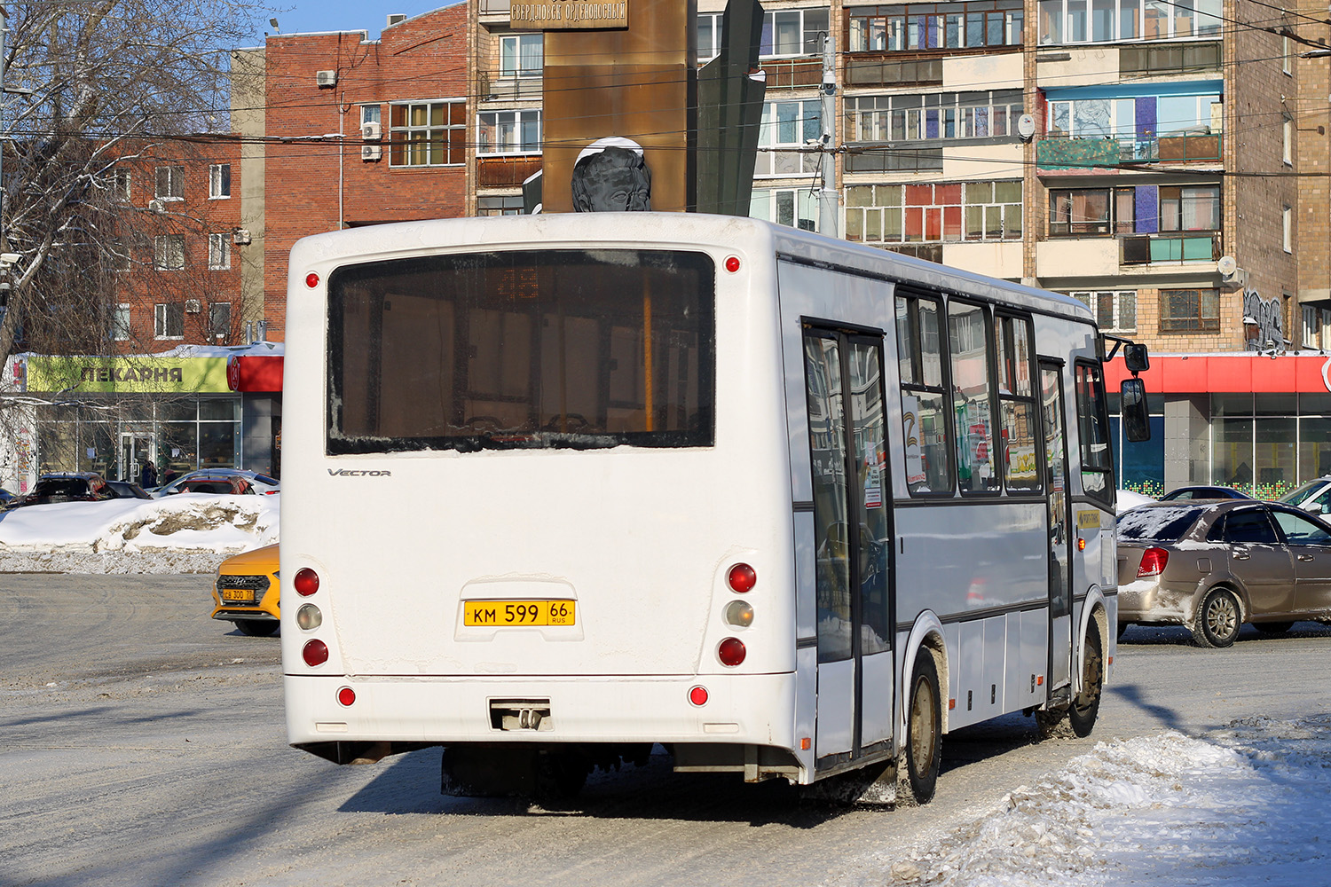 Свердловская область, ПАЗ-320414-05 "Вектор" (1-2) № КМ 599 66