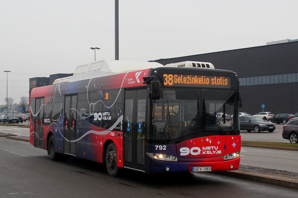 Литва, Solaris Urbino III 12 CNG № 792