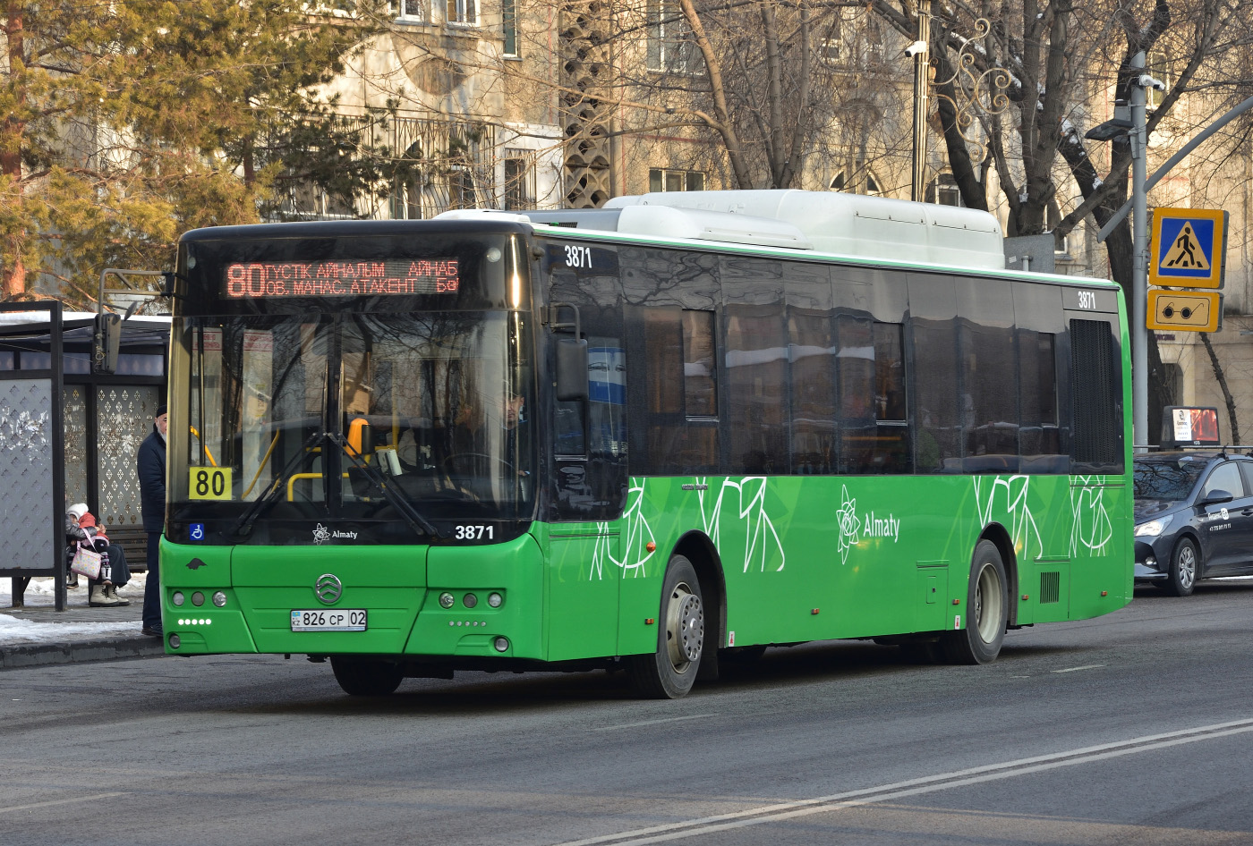 Almaty, Golden Dragon XML6125CN (Hyundai Trans Auto) # 3871