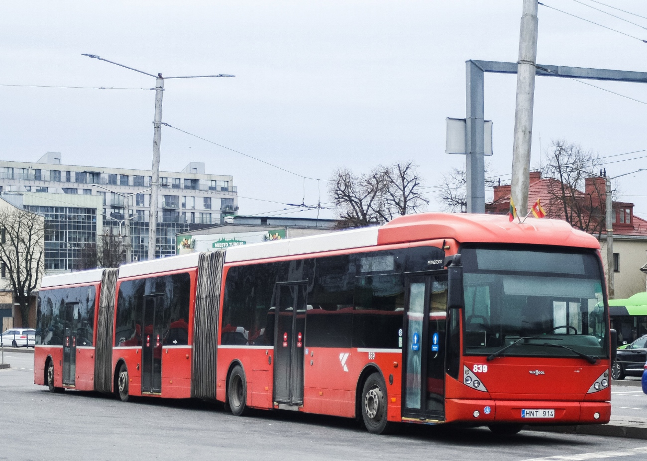 Литва, Van Hool New AGG300 № 839