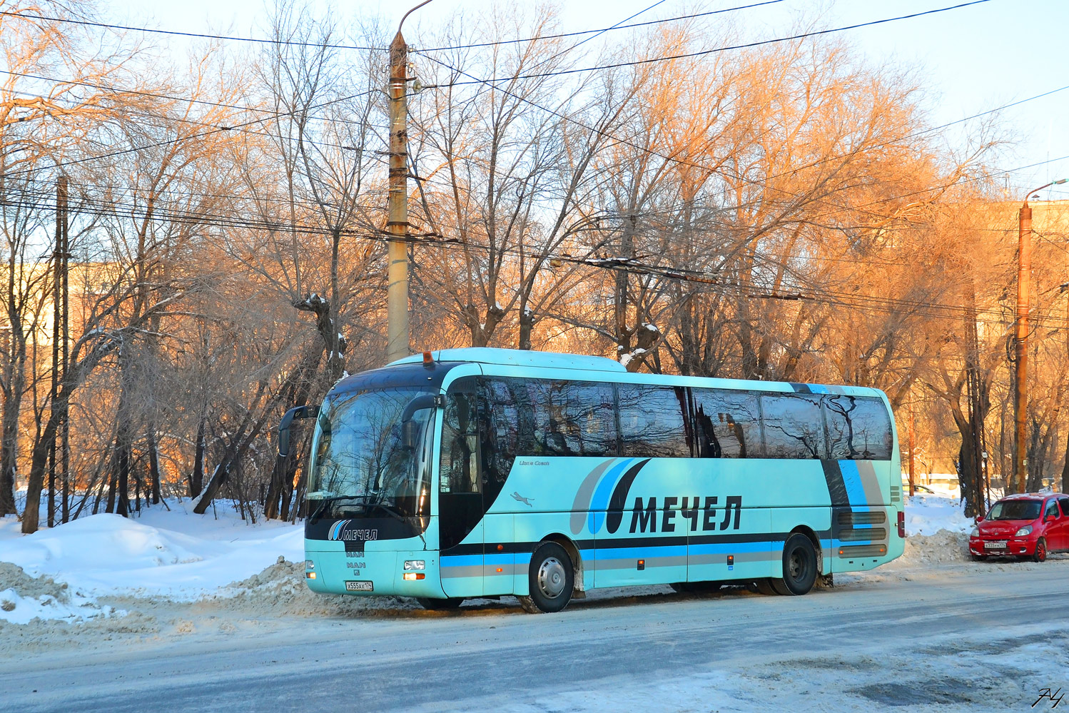 Челябинская область, MAN R07 Lion's Coach RHC414 № Х 555 АХ 174