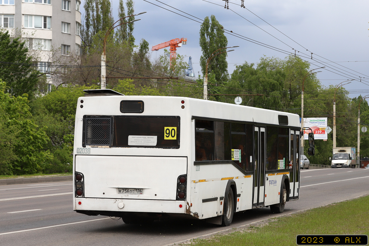 Воронежская область, МАЗ-103.585 № 02038