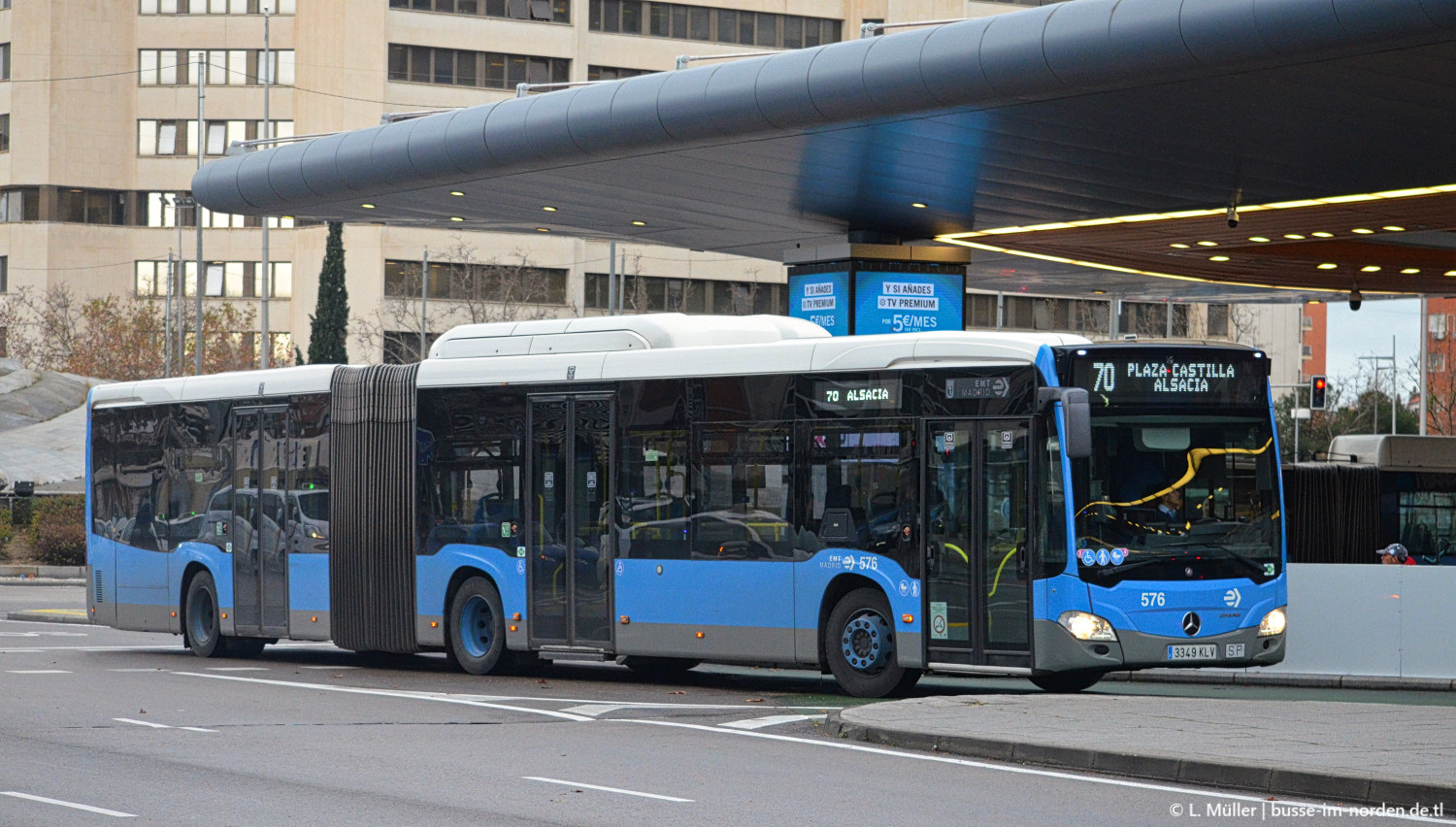 Spain, Mercedes-Benz Citaro C2 G NGT № 576