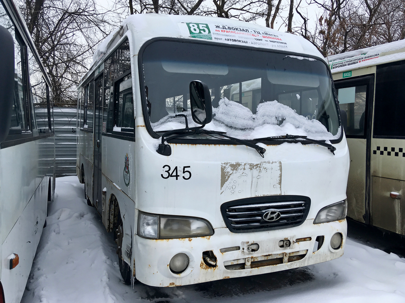 Ростовская область, Hyundai County SWB C08 (ТагАЗ) № 345