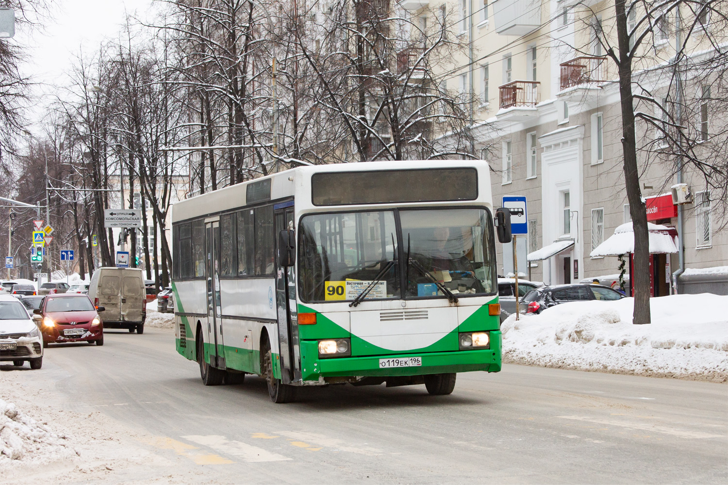 Свердловская область, Mercedes-Benz O405 № О 119 ЕК 196