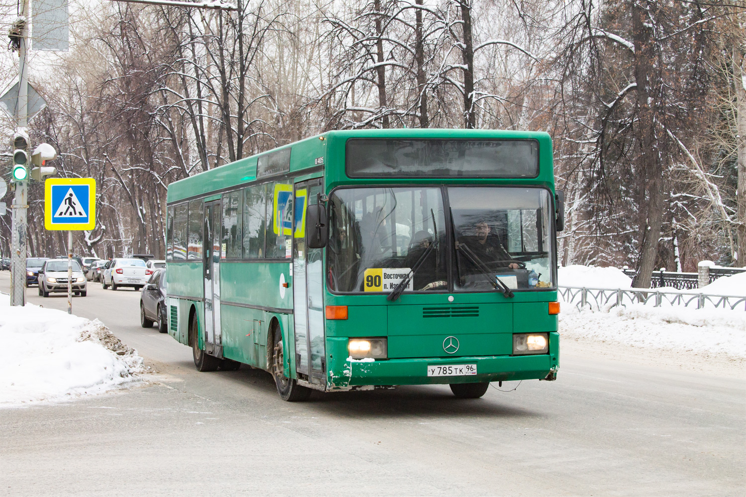 Свердловская область, Mercedes-Benz O405 № У 785 ТК 96