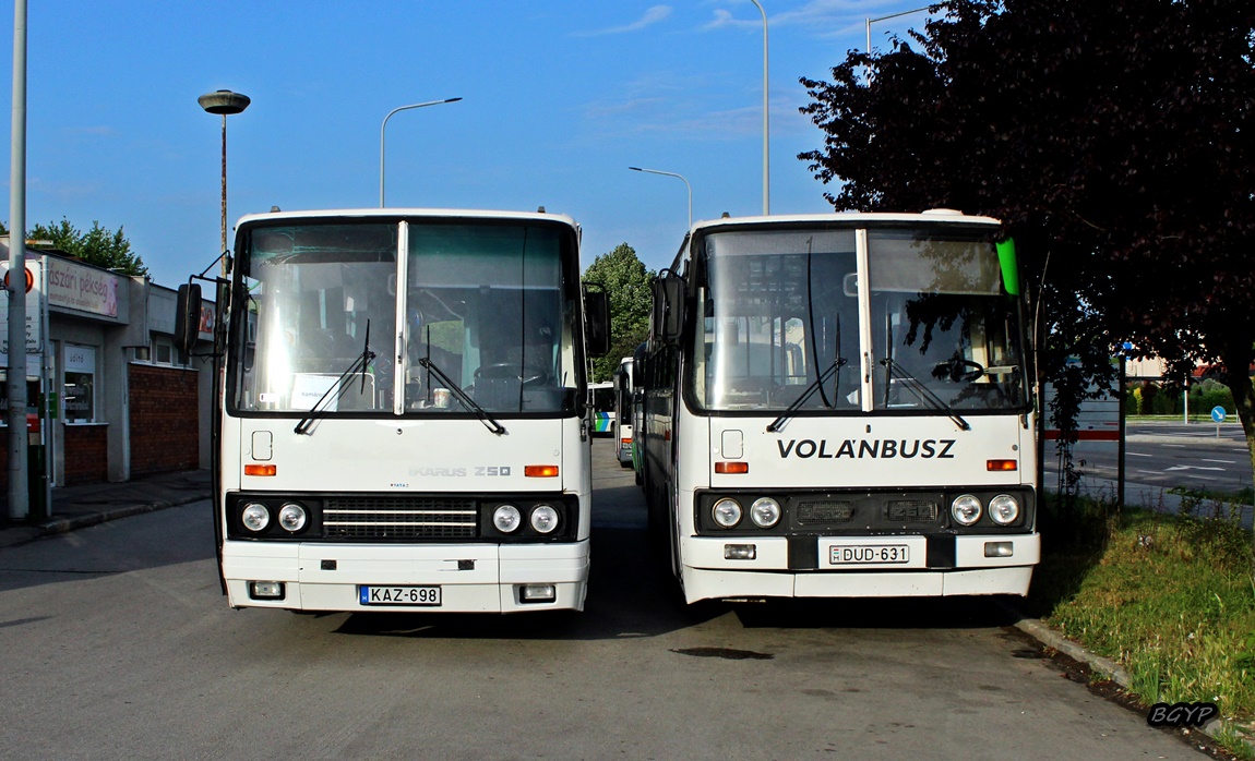 Венгрия, Ikarus 250.68 № KAZ-698; Венгрия, Ikarus 260.20M № DUD-631