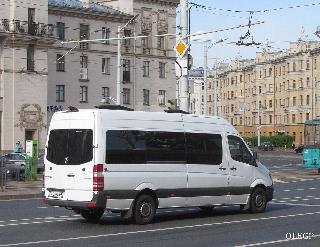 Минская область, (модель неизвестна) № АС 2858-5 Минская область, (модель неизвестна) № АС 2858-5