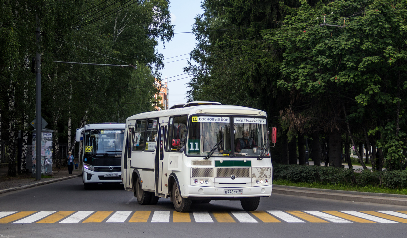 Томская область, ПАЗ-32054 № Е 778 СХ 70