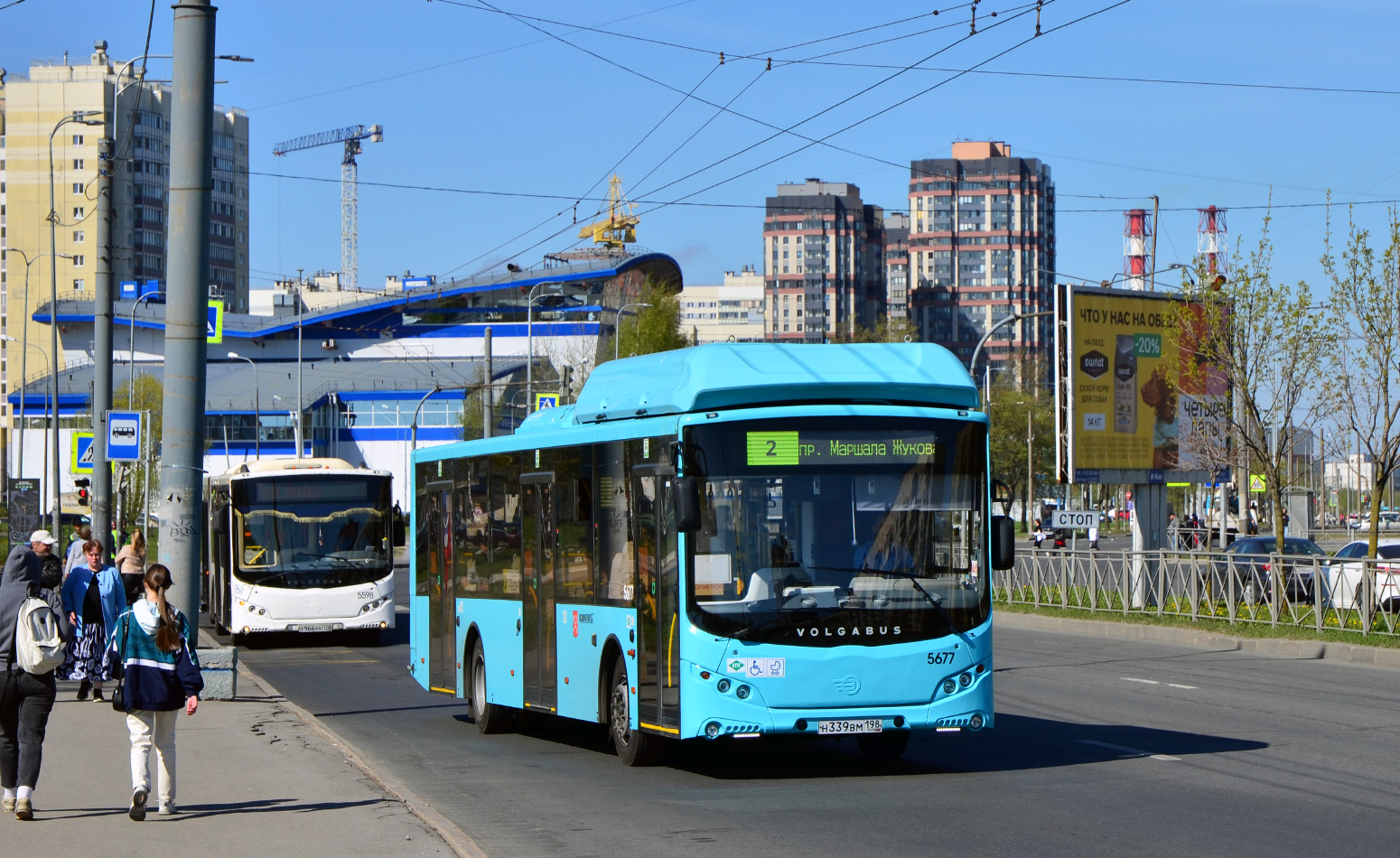 Санкт-Петербург, Volgabus-5270.G4 (CNG) № 5677