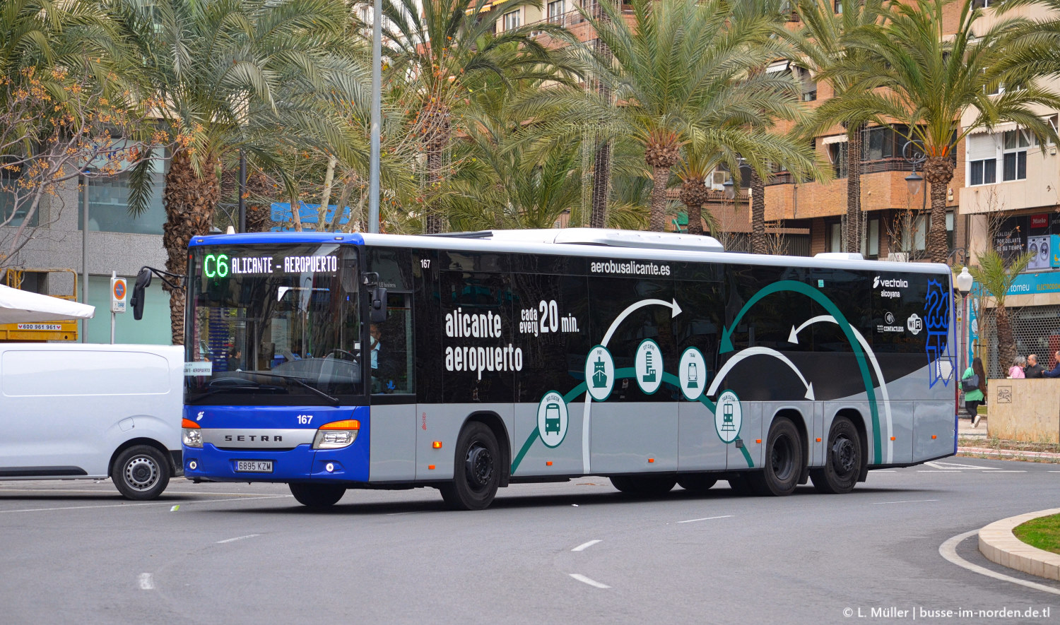 Ισπανία, Setra S418LE business # 167