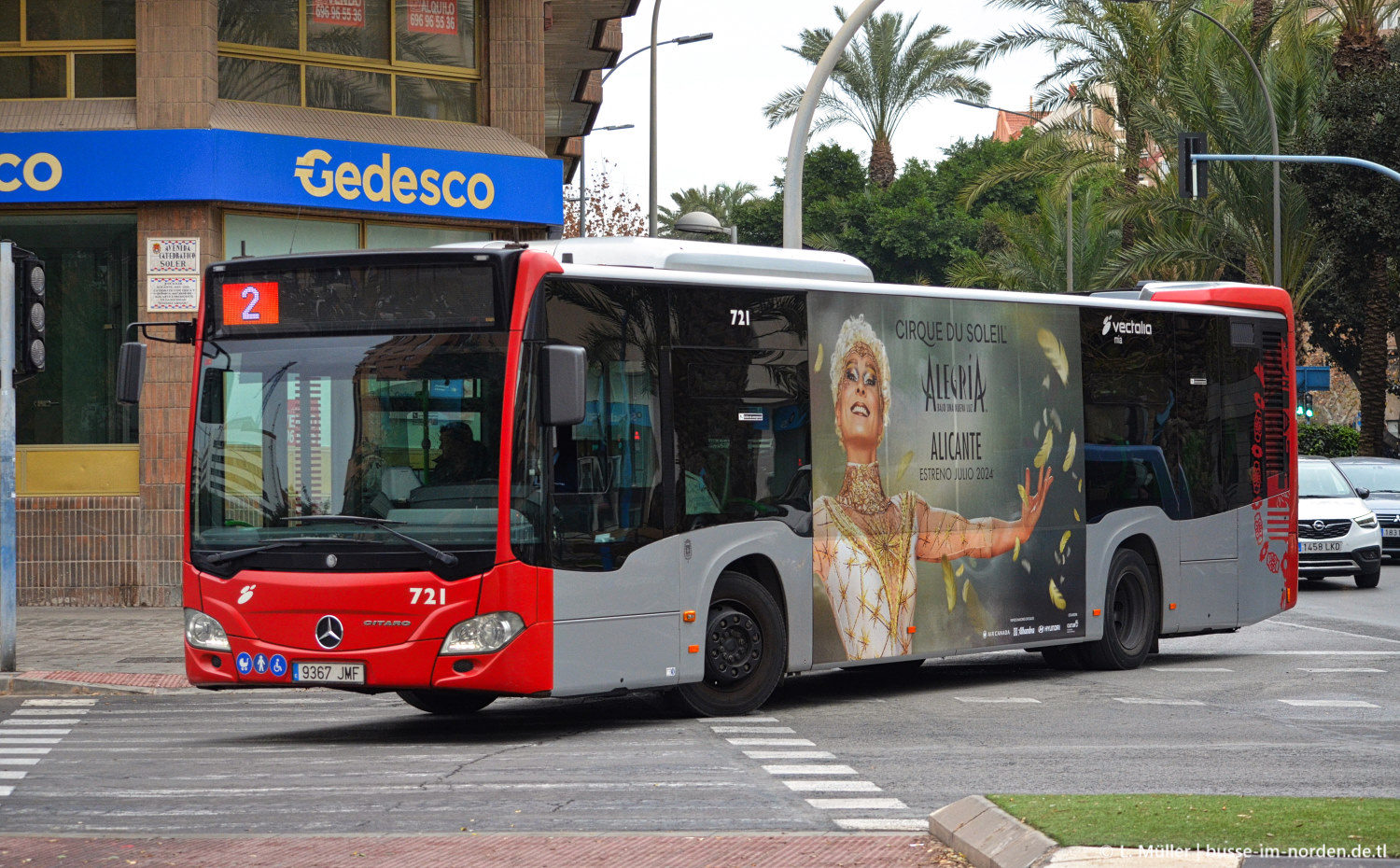 Spain, Mercedes-Benz Citaro C2 # 721