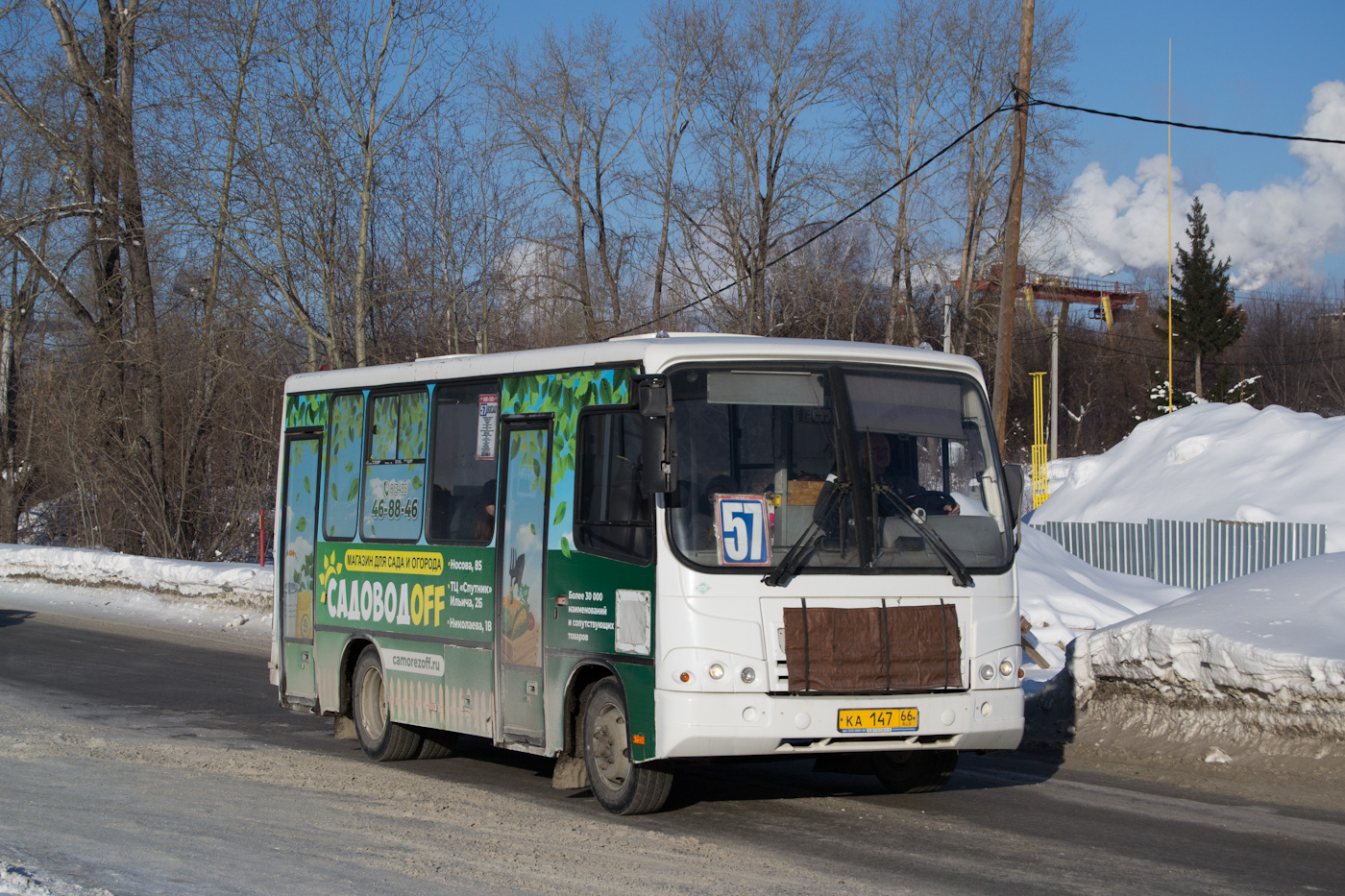 Свердловская область, ПАЗ-320302-08 № КА 147 66