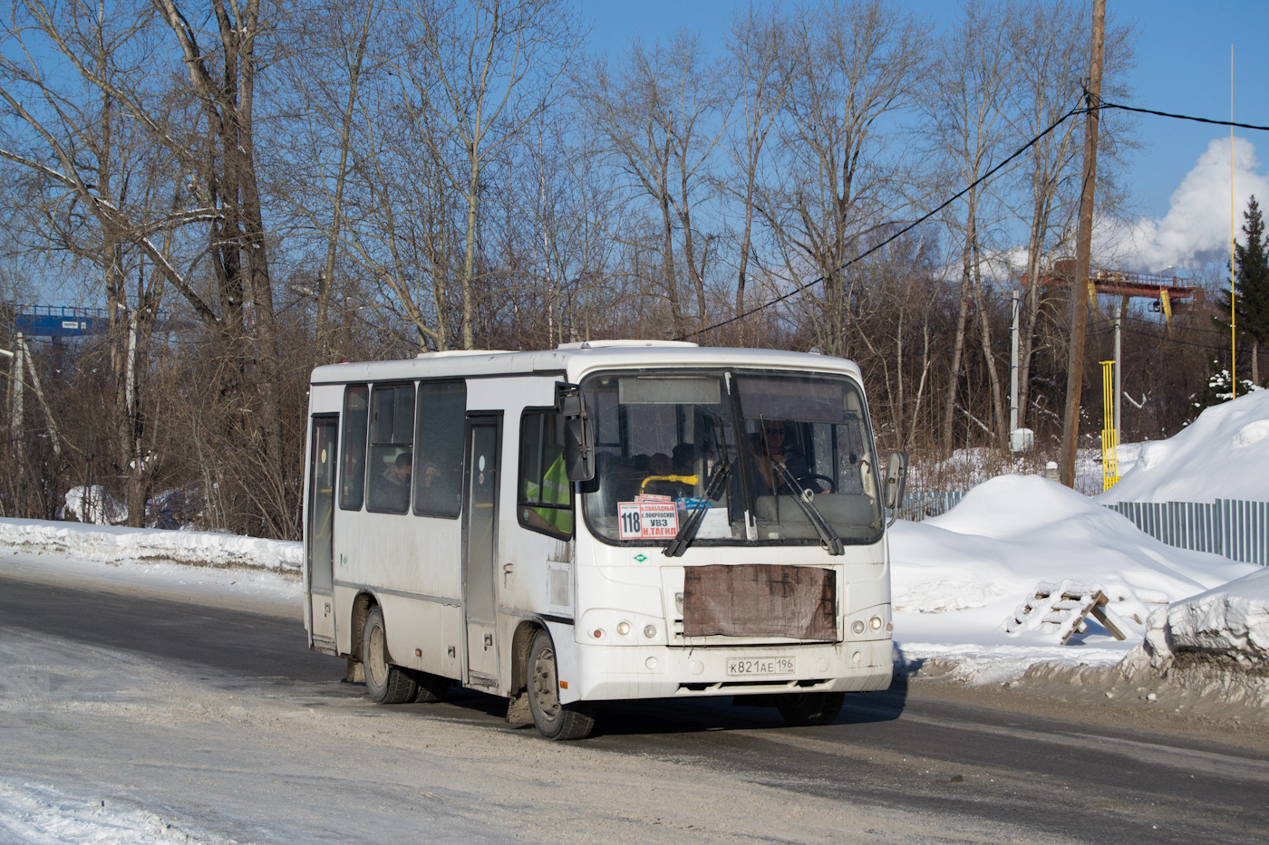 Свердловская область, ПАЗ-320302-12 № К 821 АЕ 196