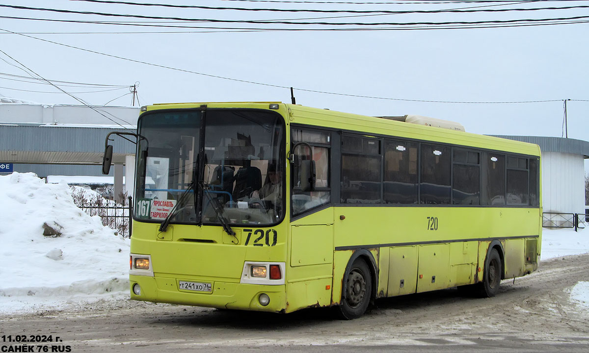 Yaroslavl region, LiAZ-5256.23-01 (GolAZ) # 720