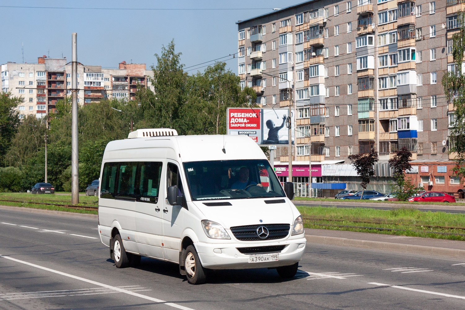 Вологодская область, Mercedes-Benz Sprinter W906 515CDI № А 390 АК 199