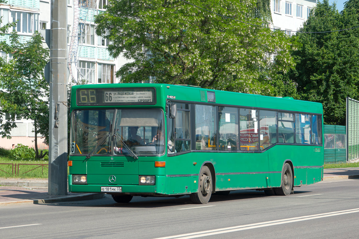 Пензенская область, Mercedes-Benz O405N2 № Е 181 МК 33