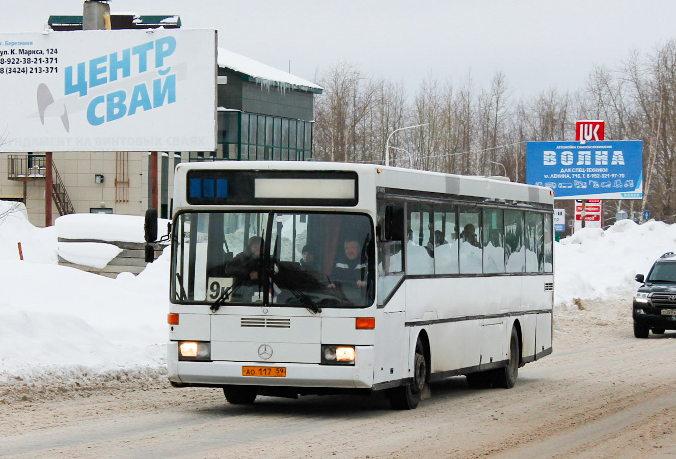 Perm region, Mercedes-Benz O405 # АО 117 59