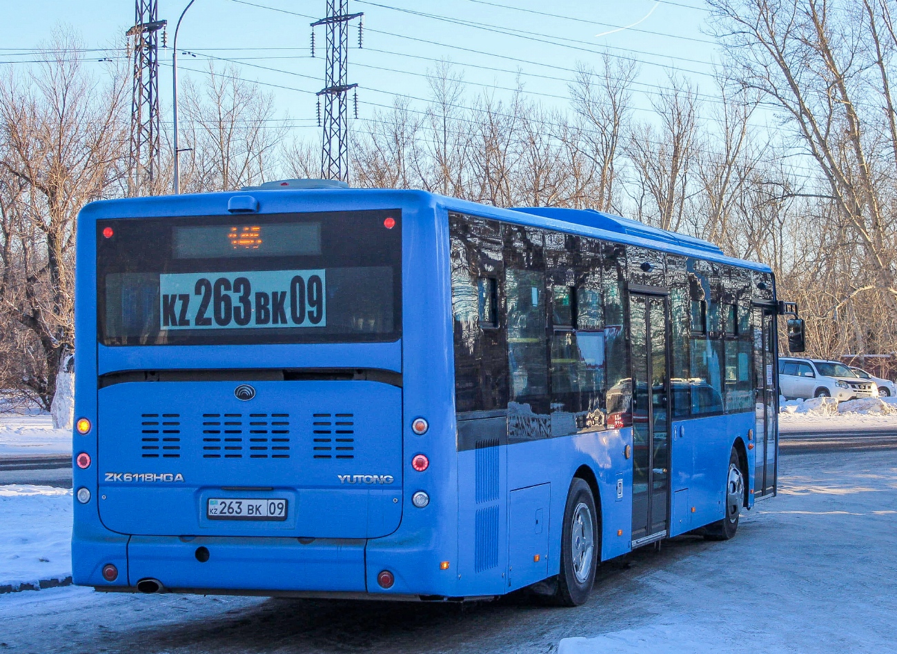 Карагандинская область, Yutong ZK6118HGA (QazTehna) № 263 BK 09