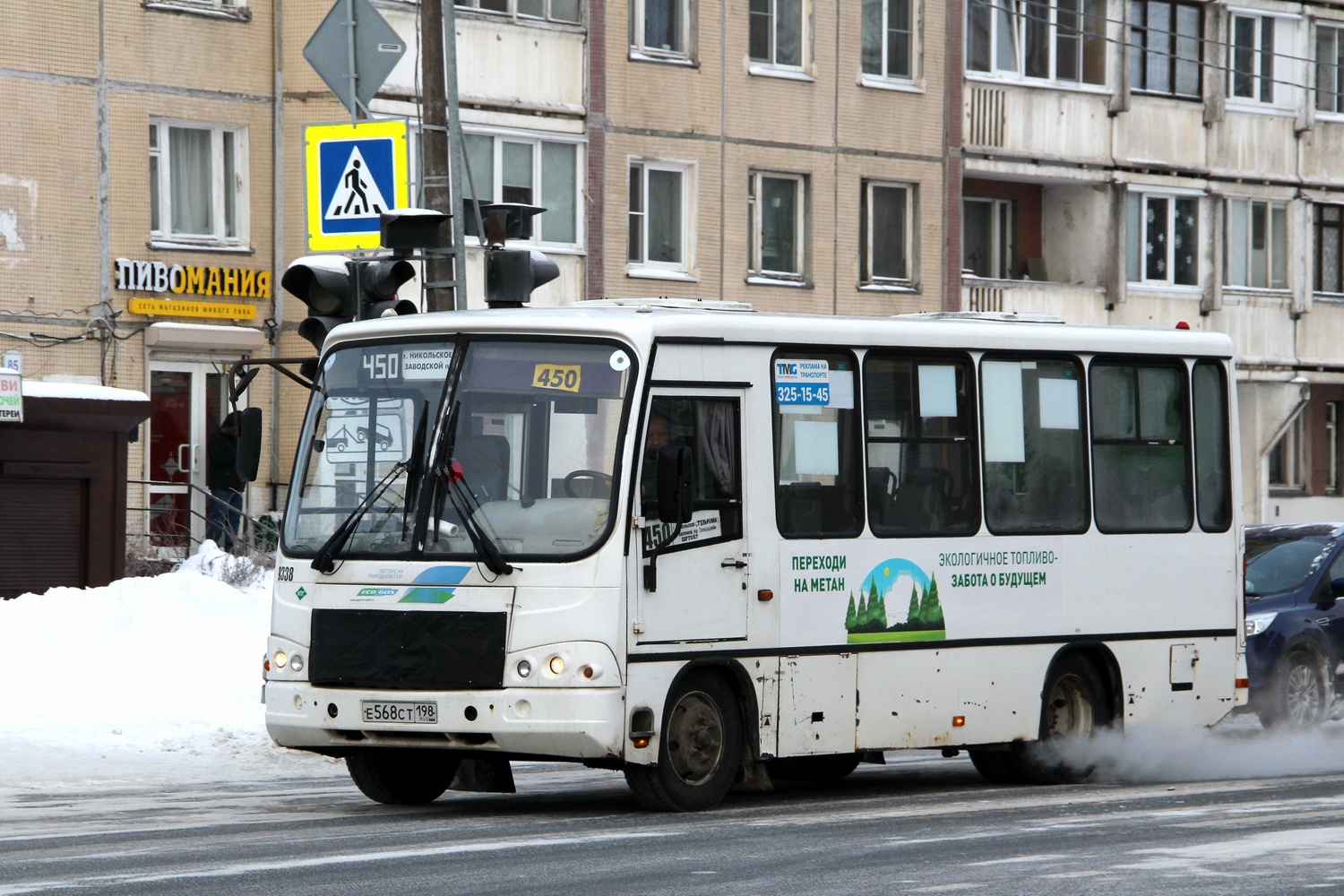 Ленинградская область, ПАЗ-320302-08 № 9338