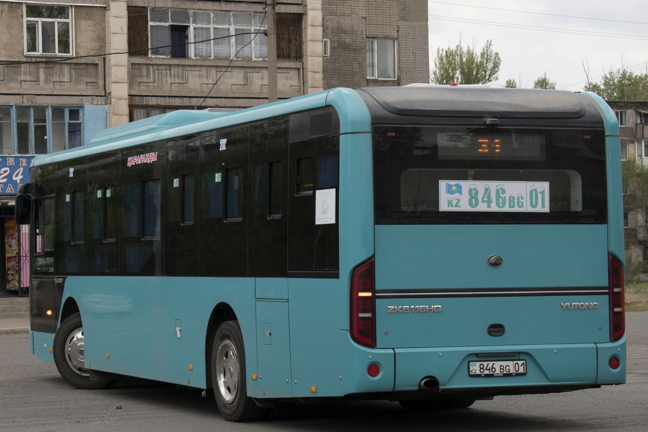 Карагандинская область, Yutong ZK6116HG (QazTehna) № 846 BG 01