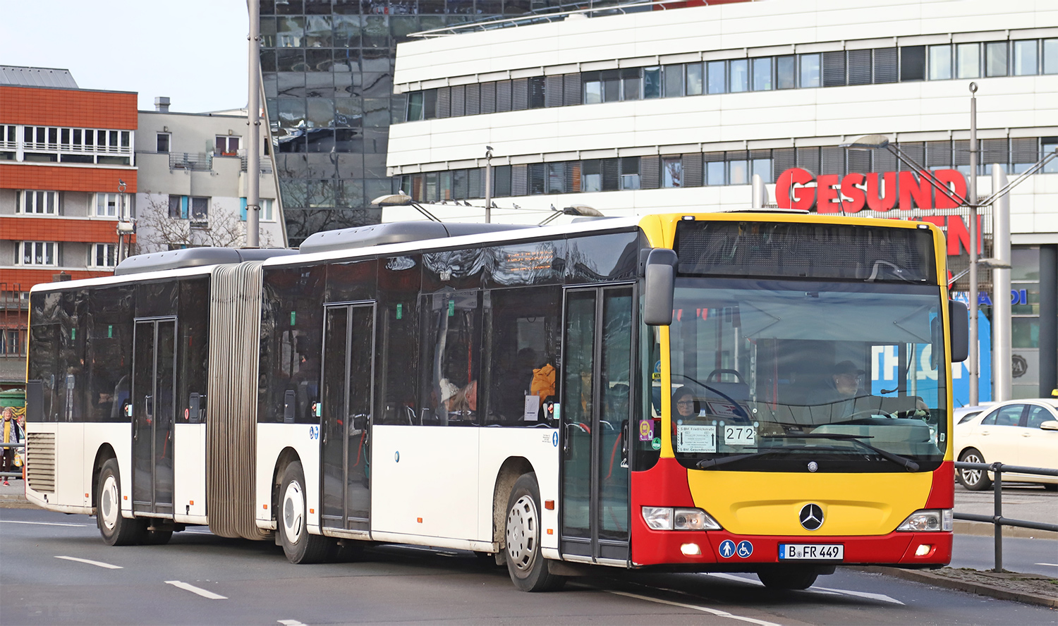Берлин, Mercedes-Benz O530G Citaro facelift G № B-FR 449; Берлин — SEV · S1 · Südkreuz <> Gesundbrunnen · 05.01.2024 — 16.02.2024