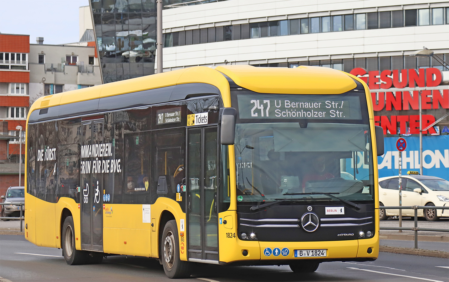 Берлин, Mercedes-Benz eCitaro № 1824