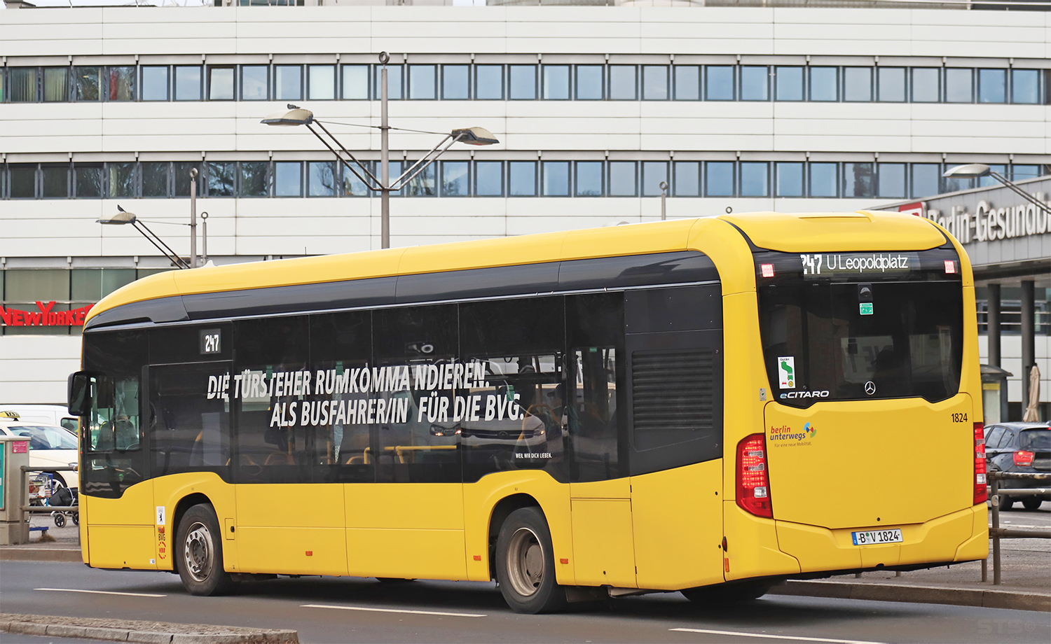 Берлин, Mercedes-Benz eCitaro № 1824