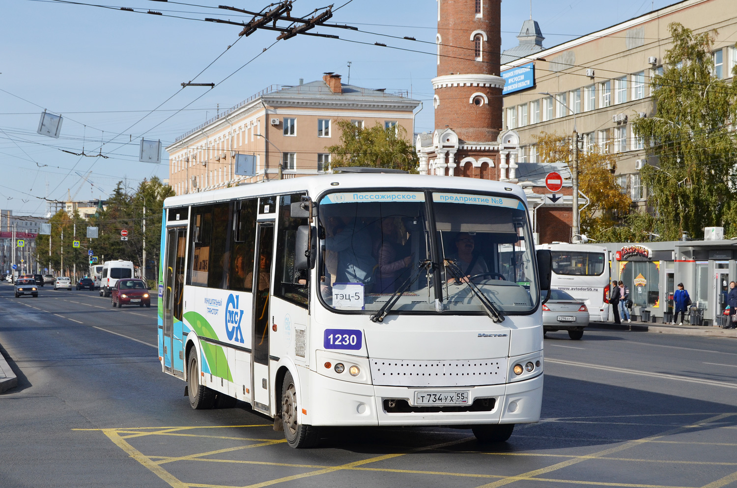 Омская область, ПАЗ-320414-04 "Вектор" (1-2) № 1230