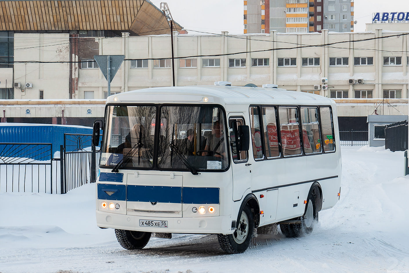 Омская область, ПАЗ-32053 № 255