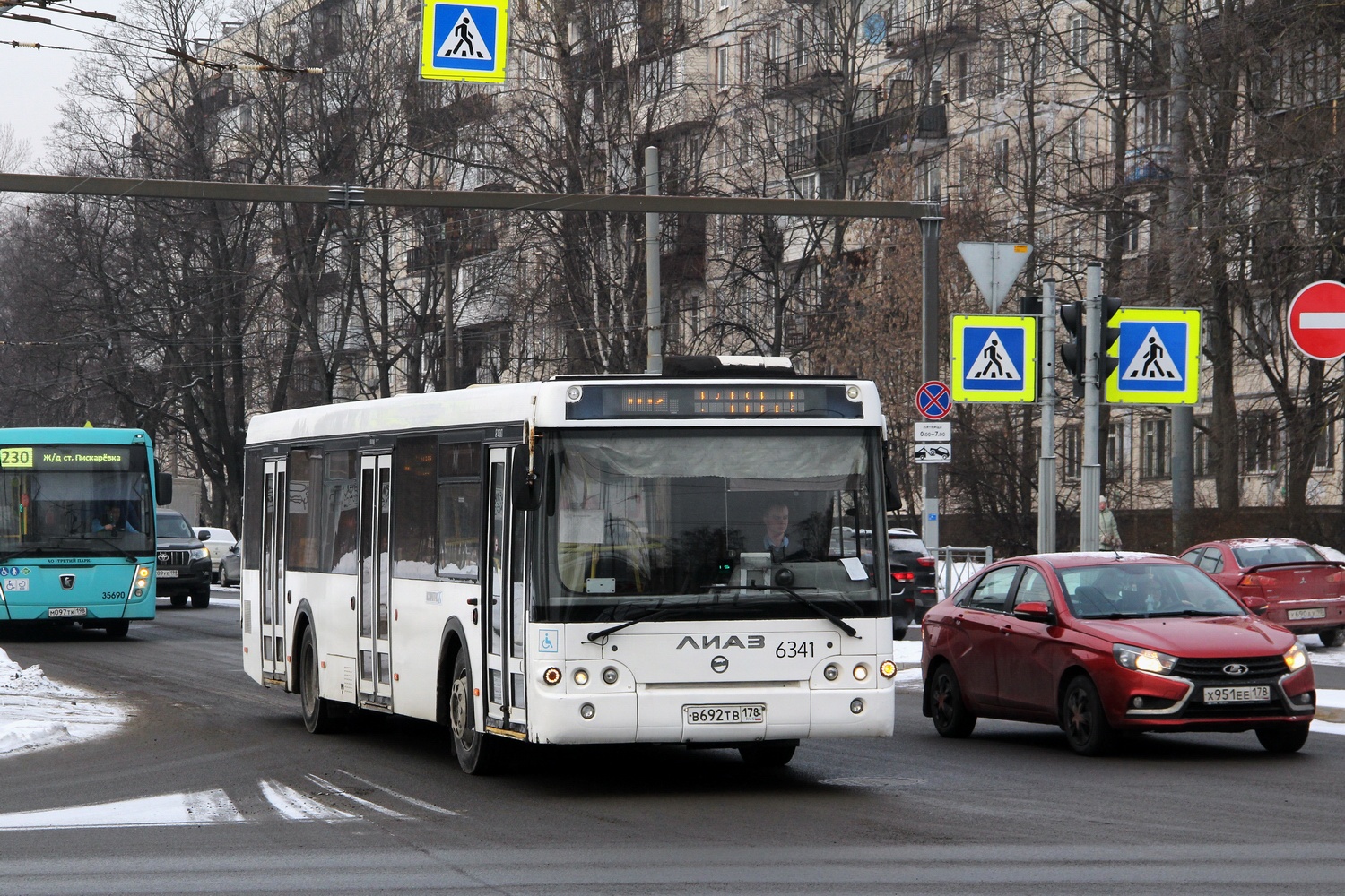 Санкт-Пецярбург, ЛиАЗ-5292.60 № 6341